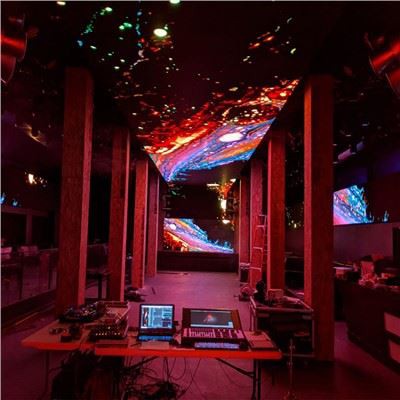 Joslas fona LED ekrāns P4 P5 Sky Screen