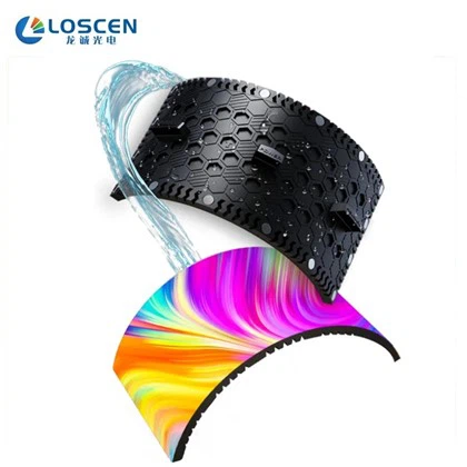 Āra elastīgs LED displejs IP65 mīksts LED ekrāna modulis